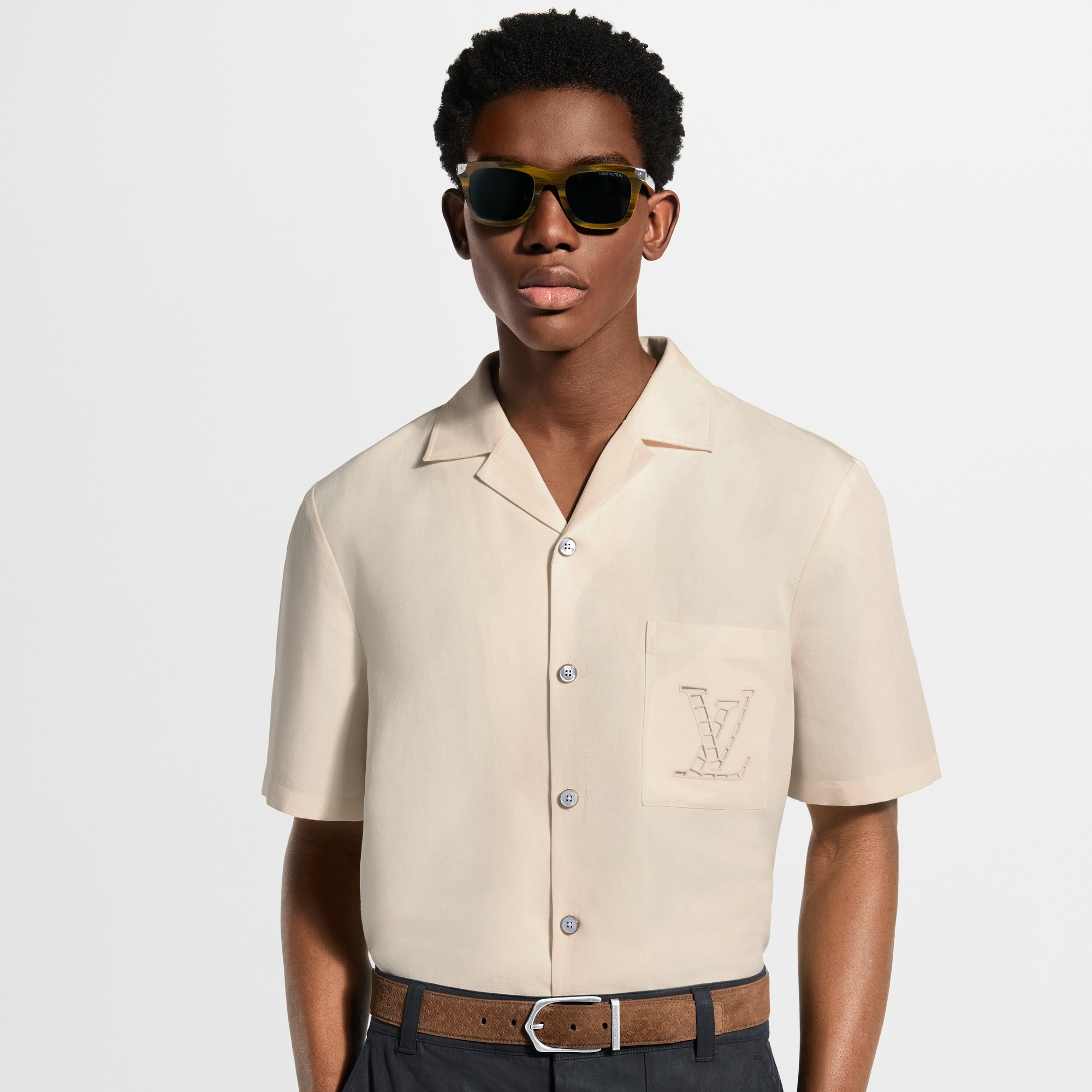 Embroidered Short-Sleeved Shirt - Men - Ready-to-Wear | LOUIS